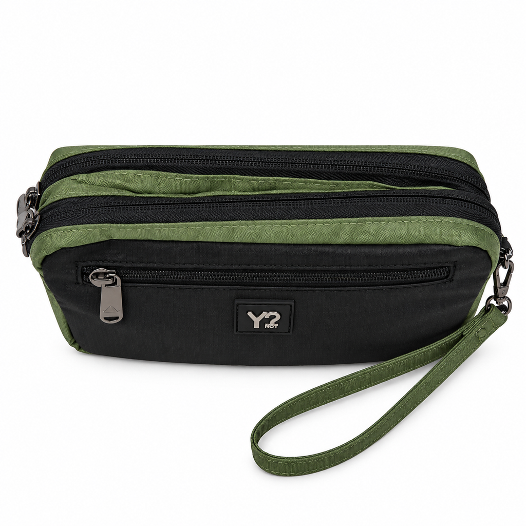 Pochette uomo Ynot Voyager doppia zip