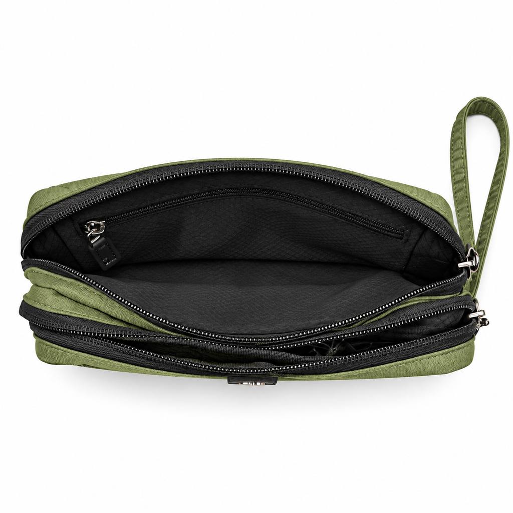 Pochette uomo Ynot Voyager doppia zip
