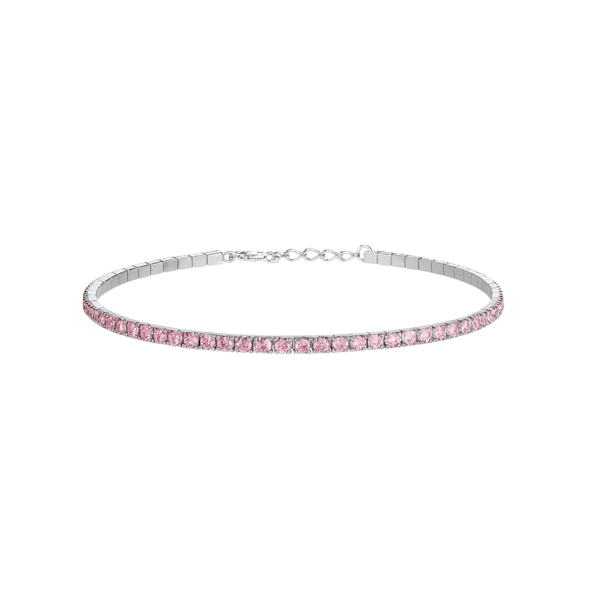 Bracciale Tennis_Argento 925 "ROSA"