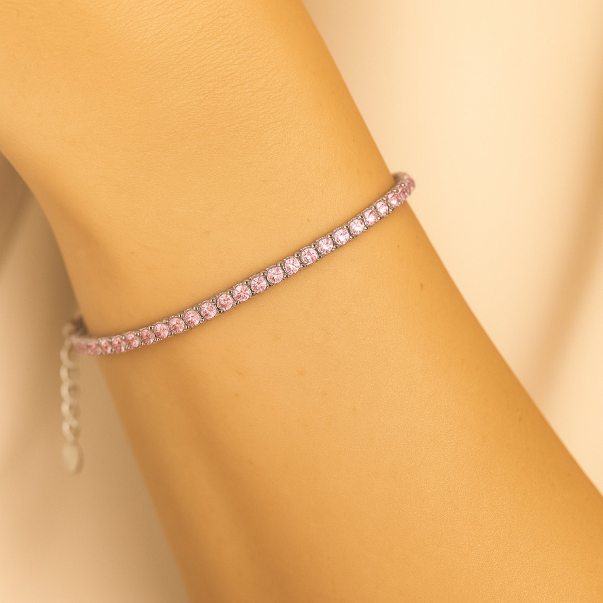 Bracciale Tennis_Argento 925 "ROSA"