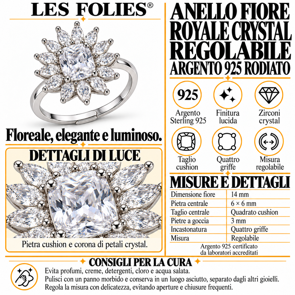 Verstelbare ring met hart van 925 zilver