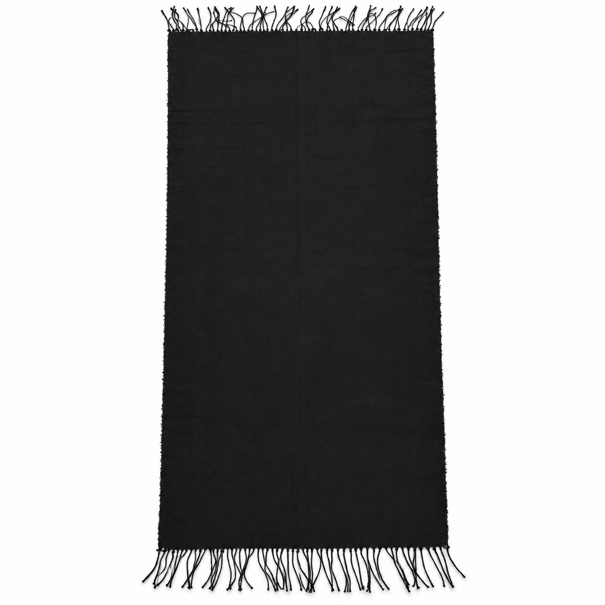 Sciarpa Donna Tinta Unita con Frange