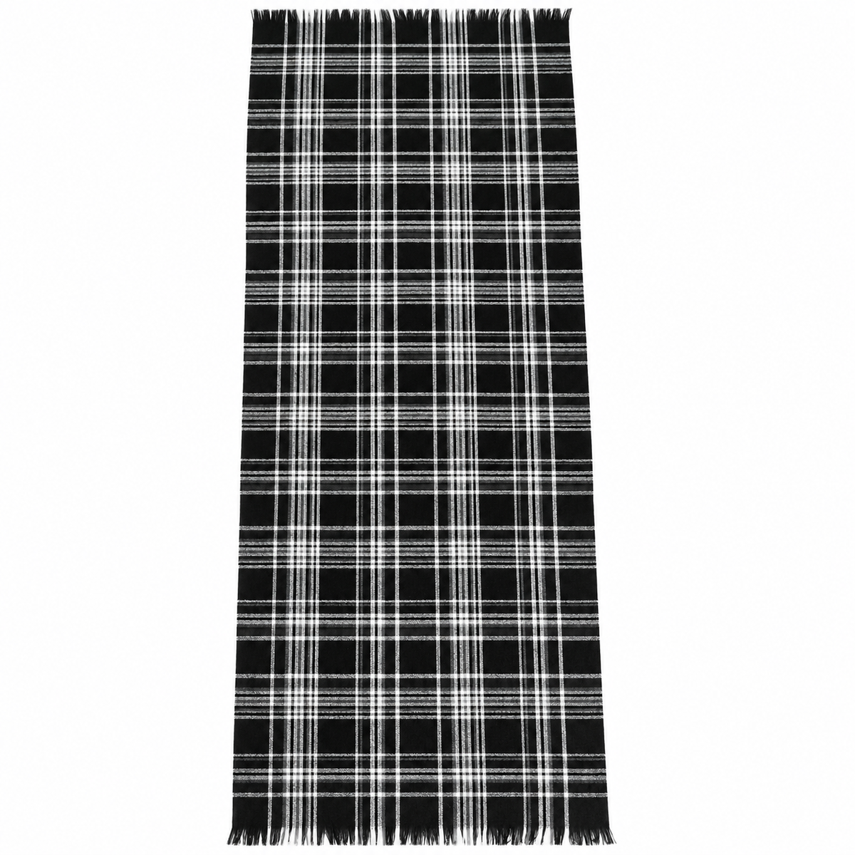 Sciarpa Uomo Fantasia Tartan con Frange