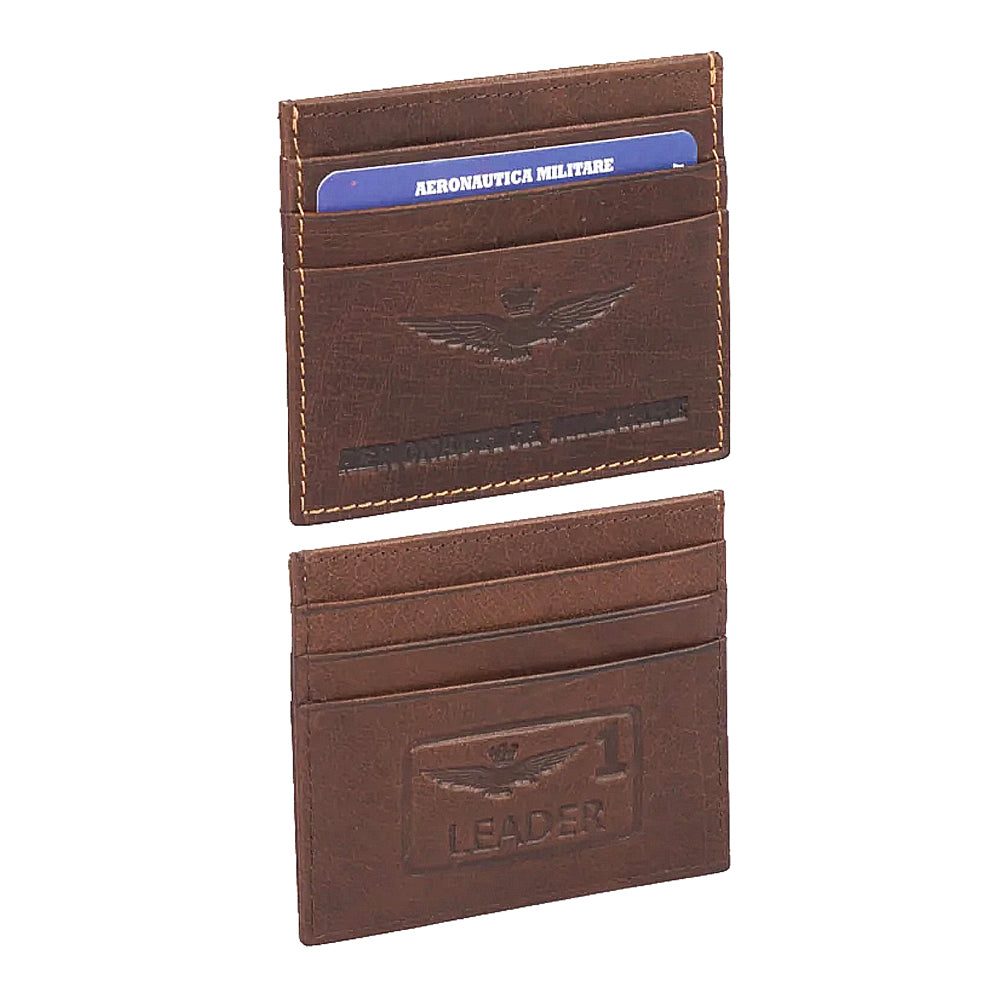 Portatessere Aeronautica Militare AM247 New Eagle in Vera Pelle