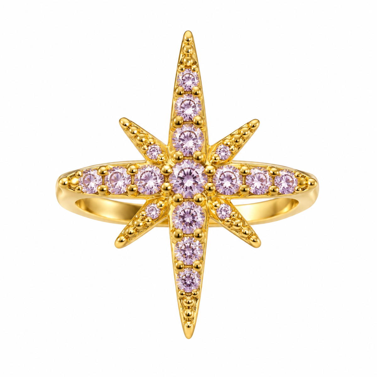 Ear Cuff mono Stella in Argento 925 Rodiato