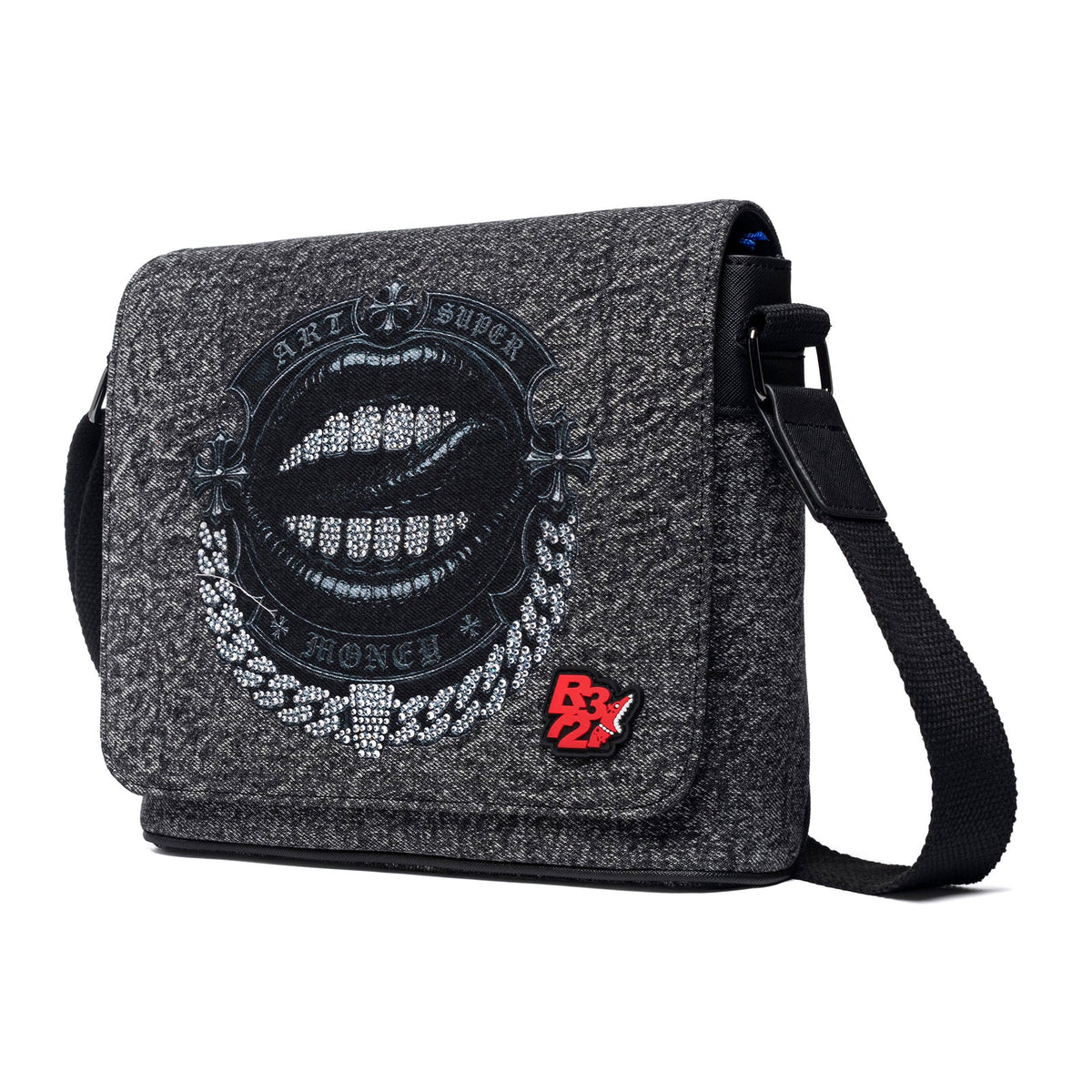 Borsa a tracolla T-Bar Collab. ArtSupermoney R372 Edizione Limitata