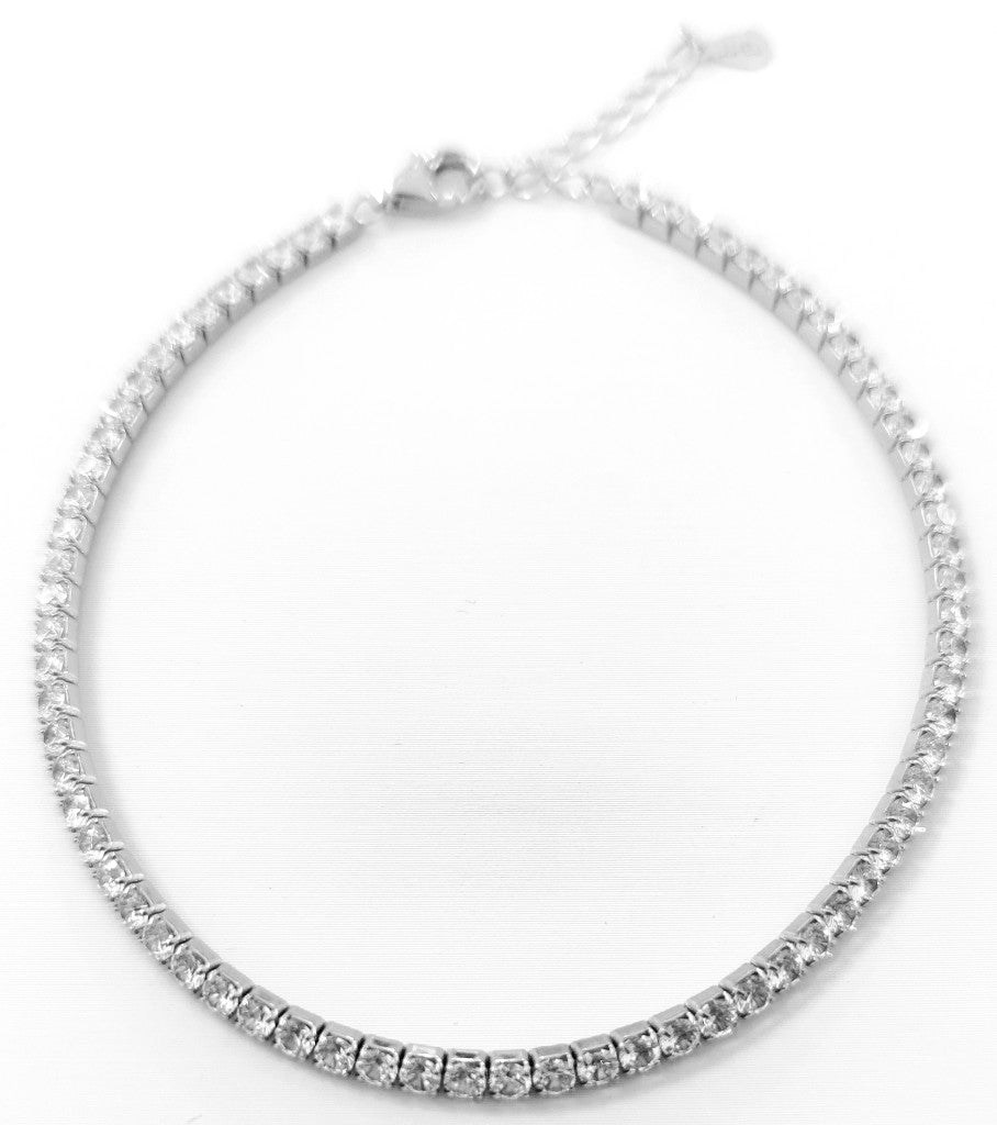 Bracciale tennis crystal in argento 925