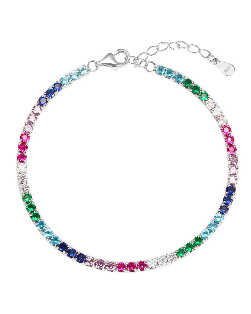 Tennis Multicolor in argento 925