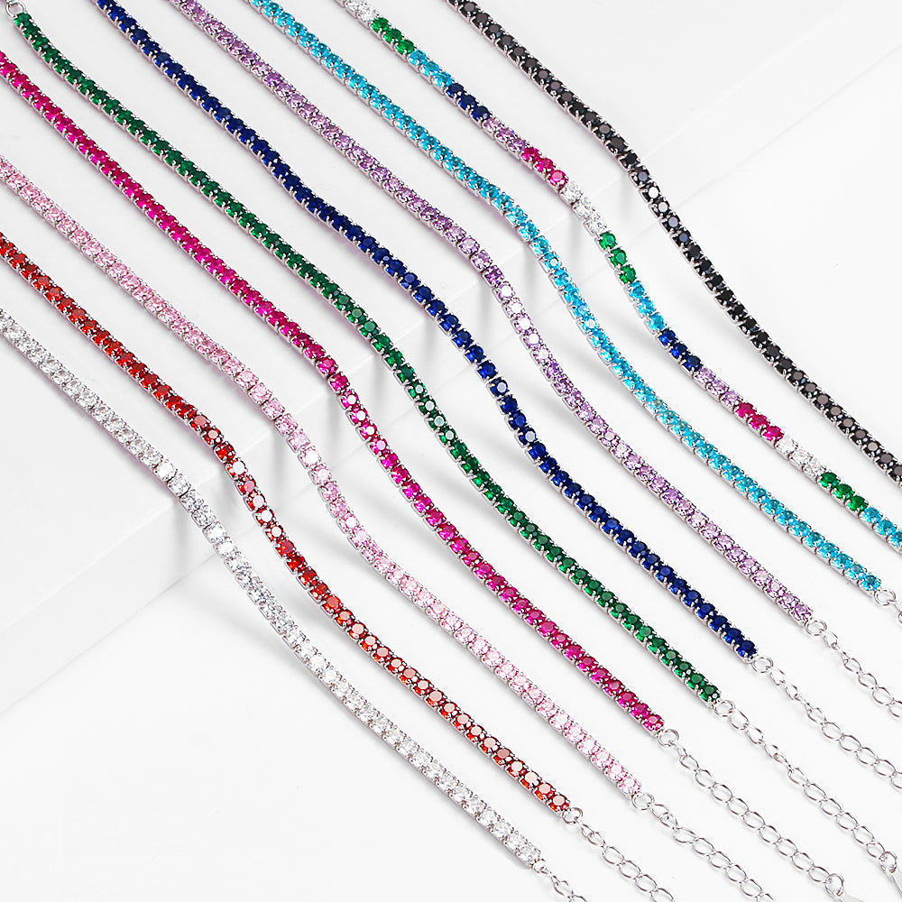 Tennis Multicolor in argento 925