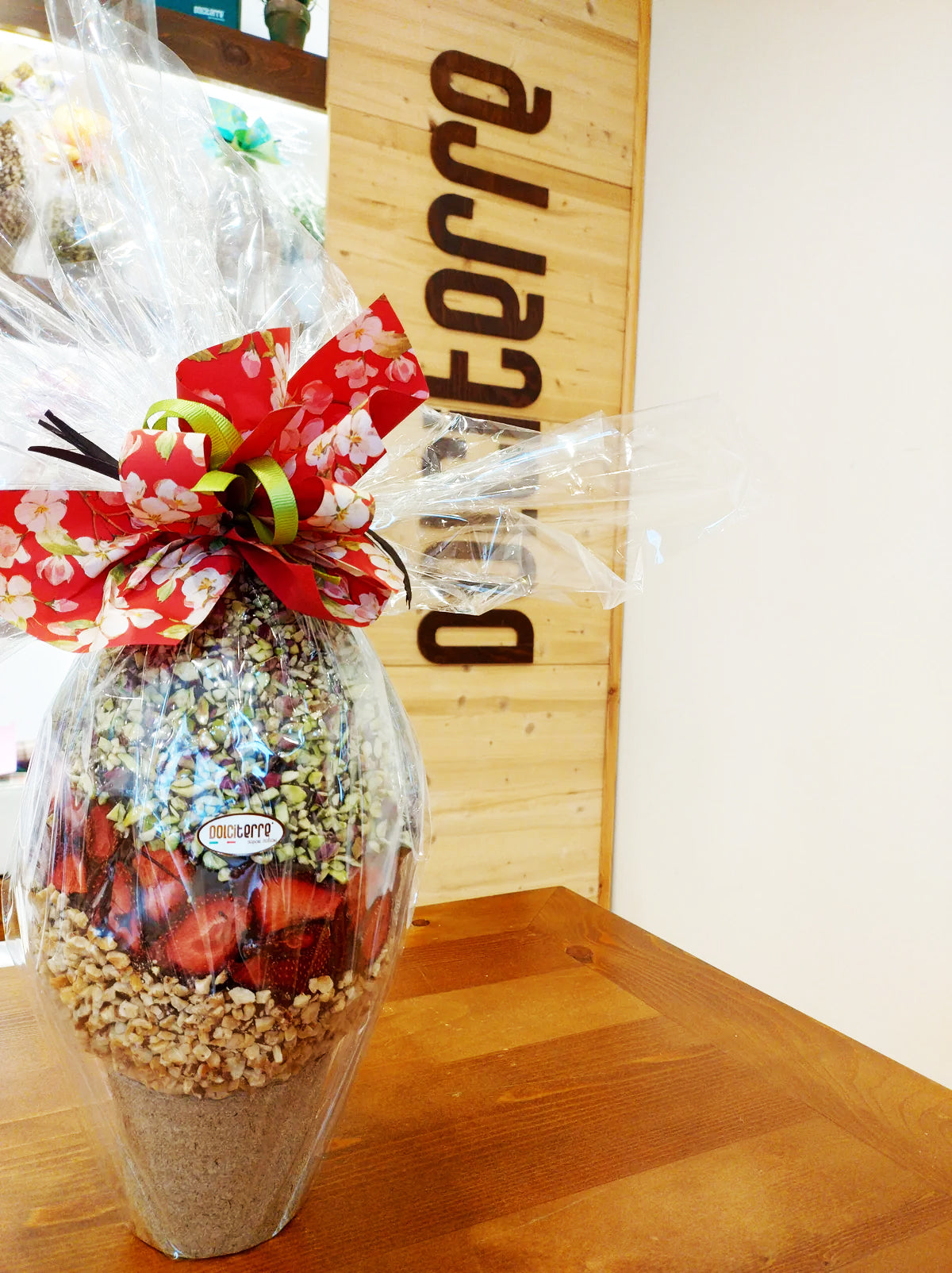 Uovo di Pasqua Gourmet Trigusto Fragola Donna - Doppia sorpresa