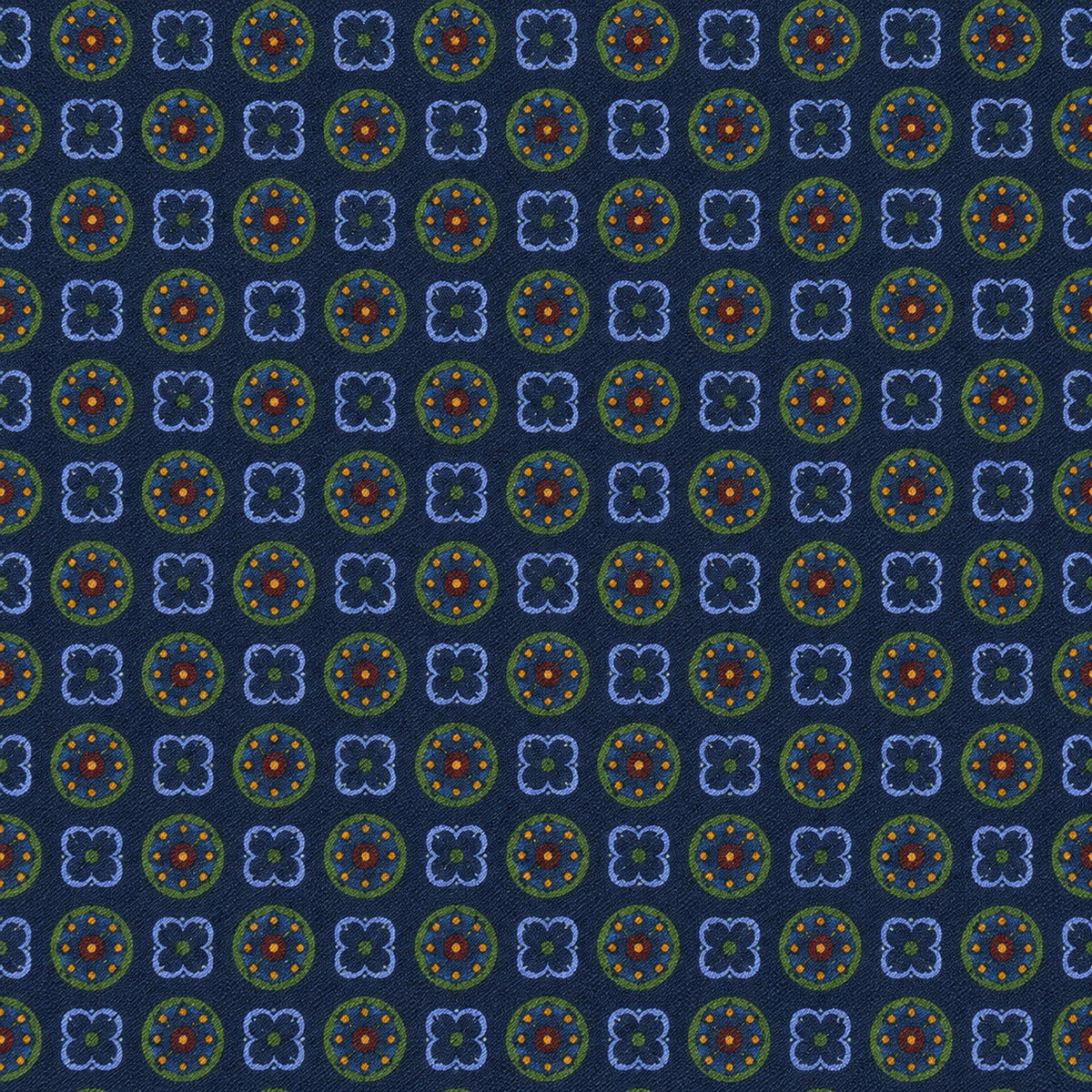 Sciarpa Uomo con Microfantasia Geometrica e Frange
