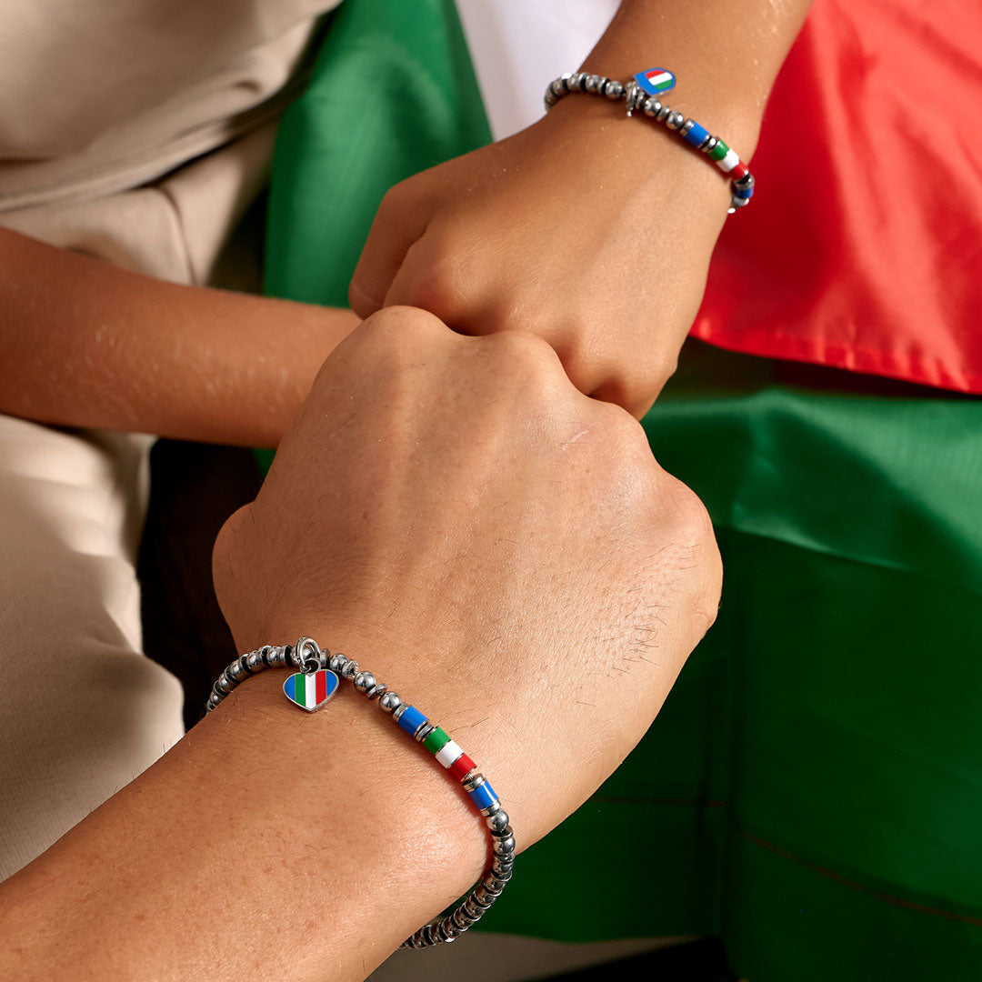 Bracciale tricolore misura uomo