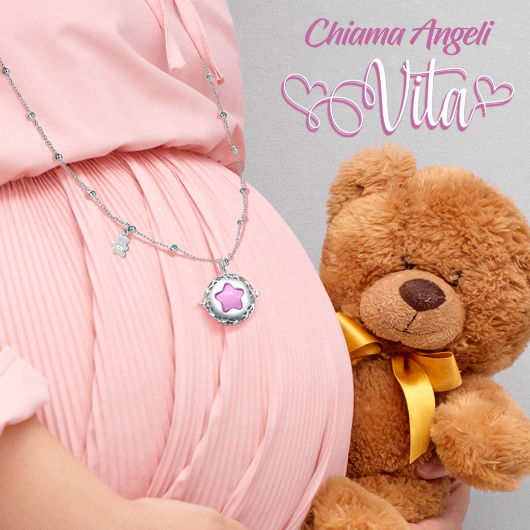 Scrigno Chiuso Chiama Angeli in acciaio inox Vita - Brand Gioielli