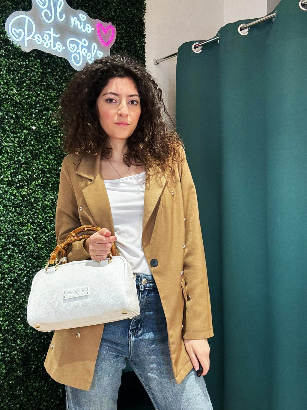 Borsa Bauletto Piccolo Pelletteria Veneta Remo in vera pelle