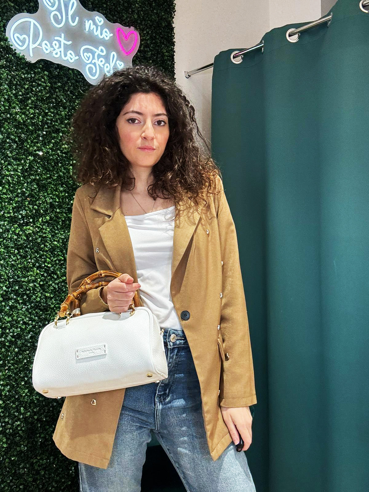 Borsa Bauletto Piccolo Pelletteria Veneta Remo in vera pelle