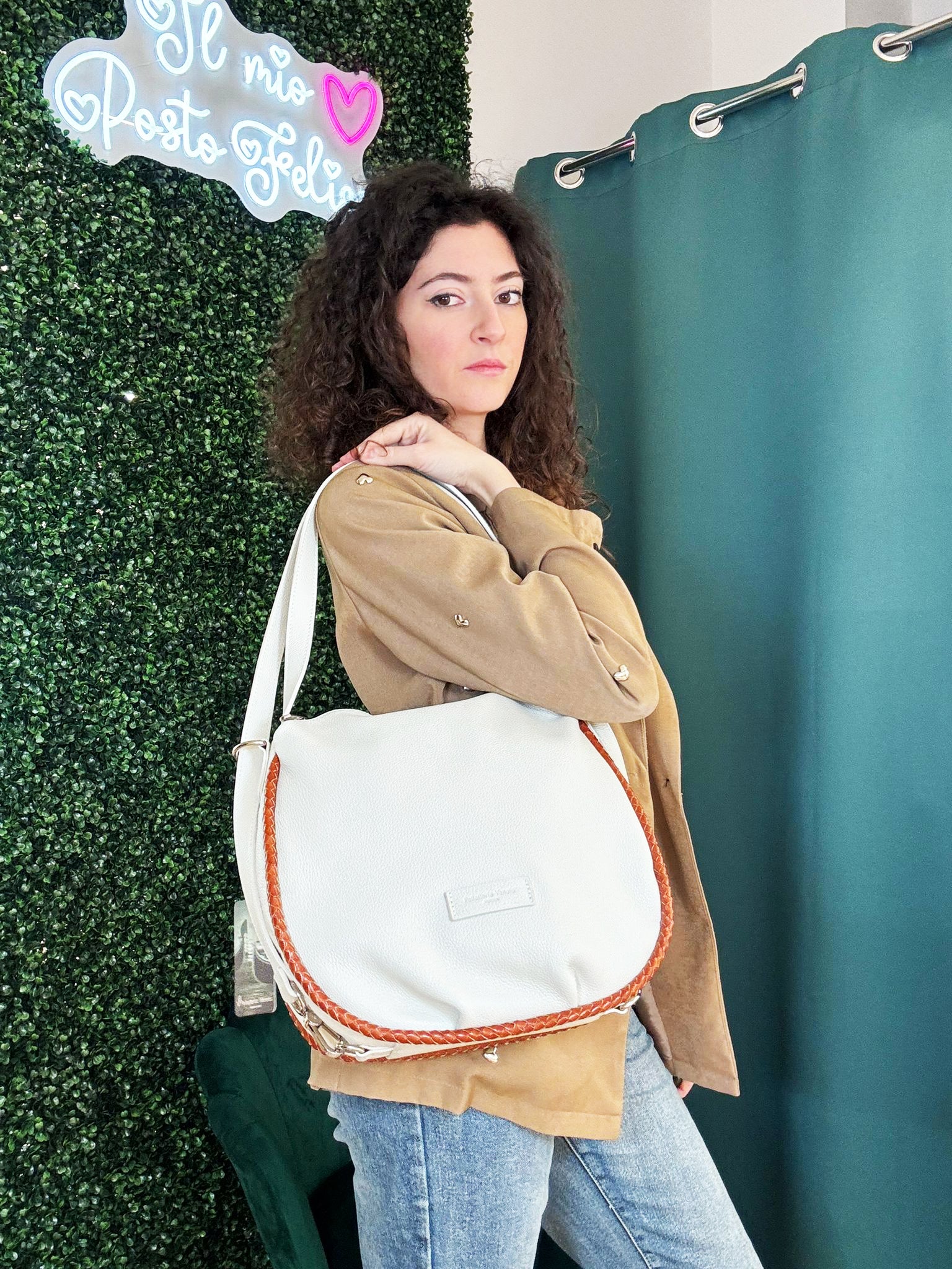 Borsa Zaino Pelletteria Veneta Dama in vera pelle