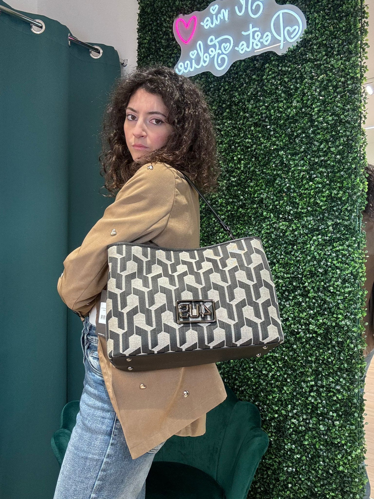 Borsa a spalla 4US Cesare Paciotti Mya Logato