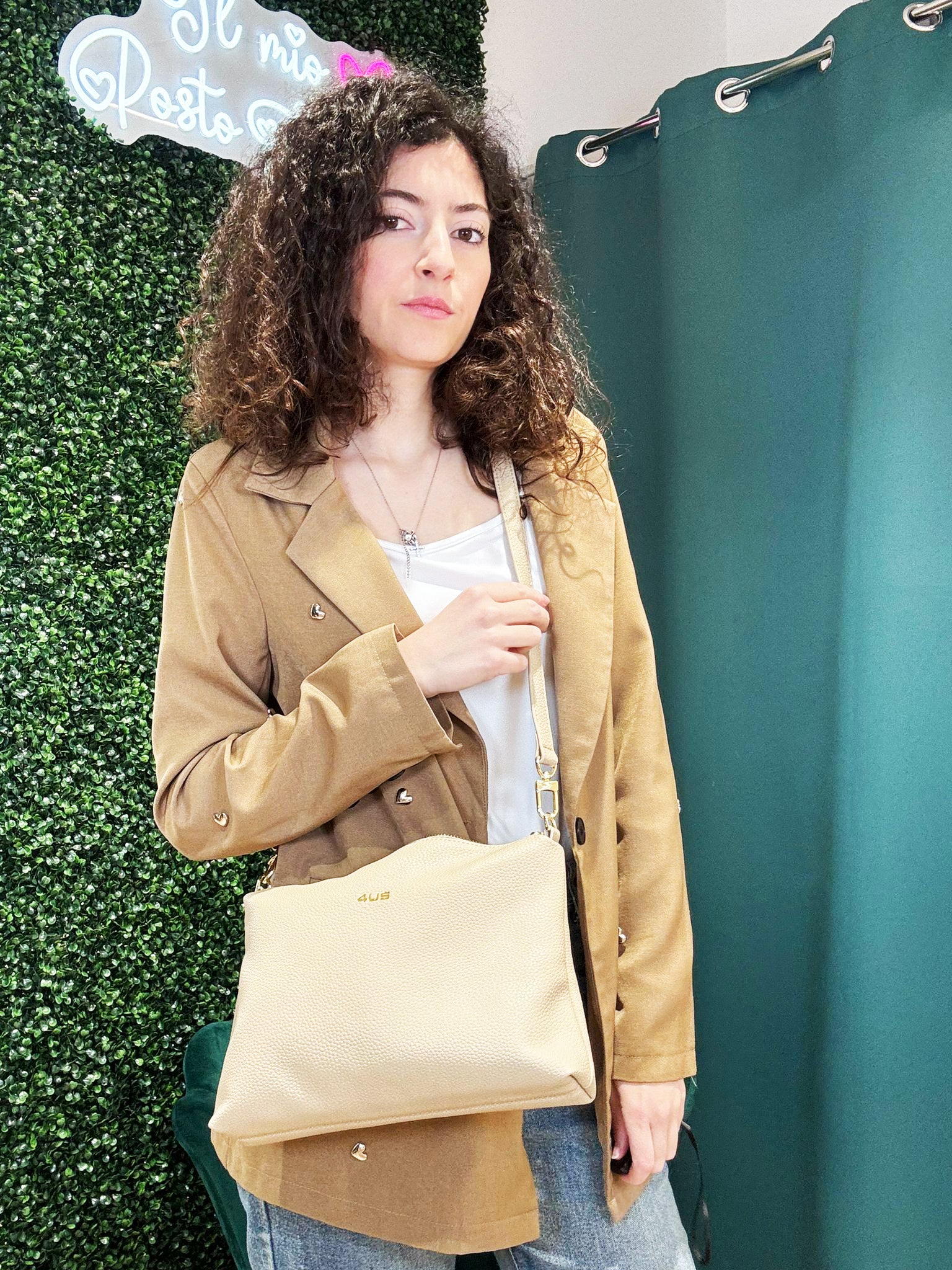 Borsa shopper 4US Cesare Paciotti Whitney Reversibile