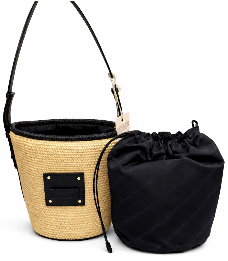 Borsa Secchiello Pelletteria Veneta Piria in vera pelle