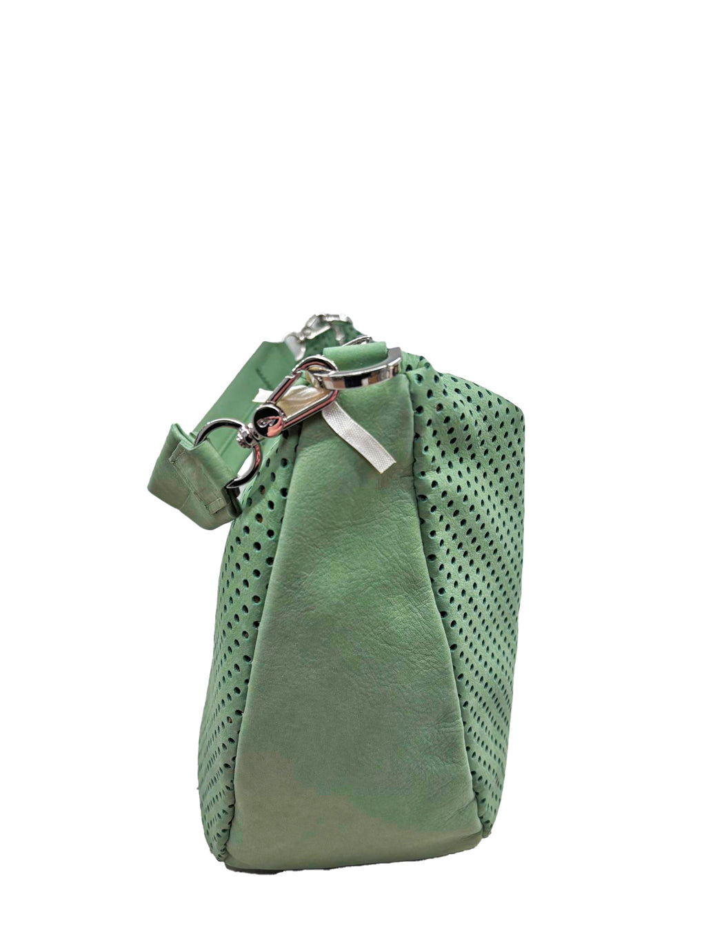 Shopper in pelle Nabuk forellata Pelletteria Veneta Forello in vera pelle