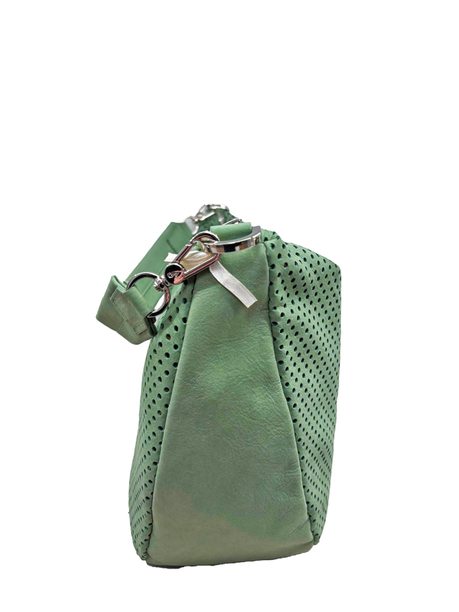 Shopper in pelle Nabuk forellata Pelletteria Veneta Forello in vera pelle