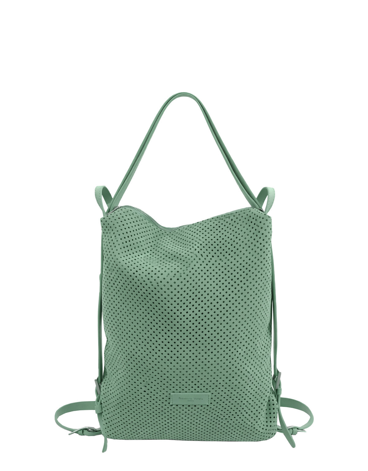 Borsa Zaino in pelle Nabuk forellata Pelletteria Veneta Forello in vera pelle