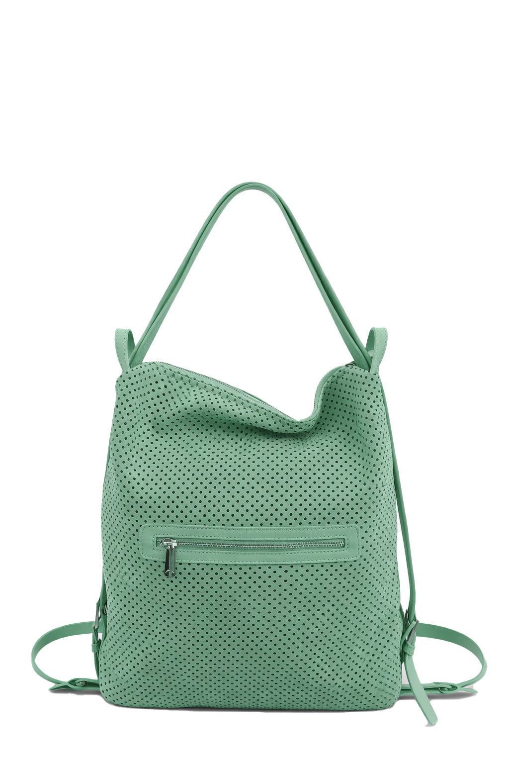 Borsa Zaino in pelle Nabuk forellata Pelletteria Veneta Forello in vera pelle