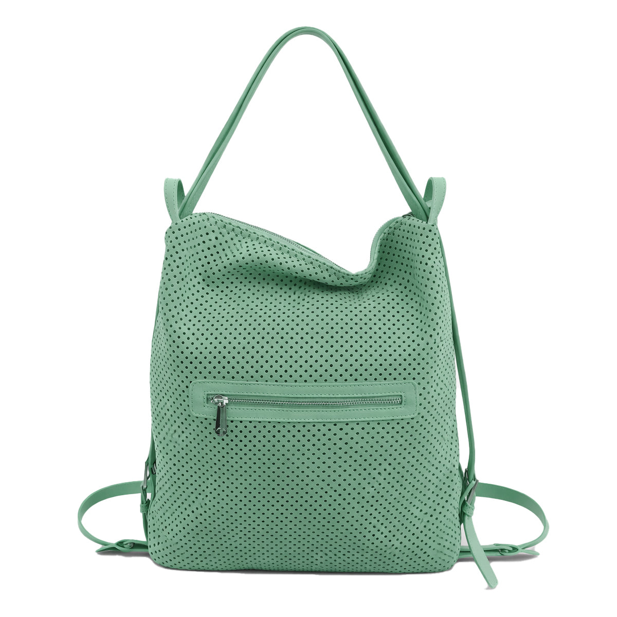 Borsa Zaino in pelle Nabuk forellata Pelletteria Veneta Forello in vera pelle