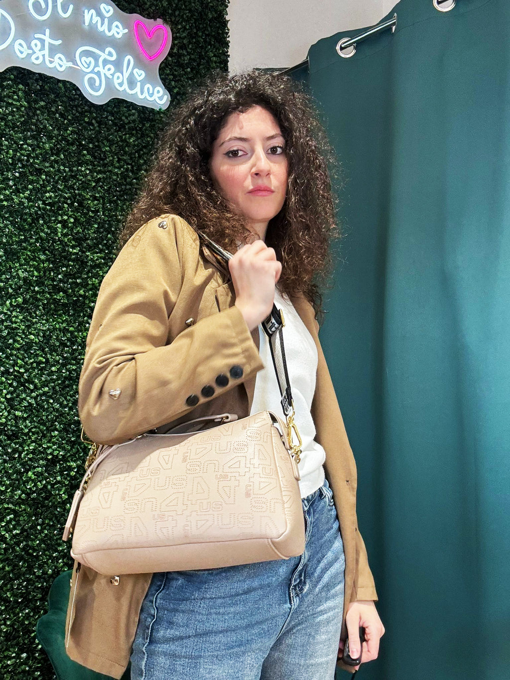 Borsa a Tracolla 4US Cesare Paciotti Catherine Logato Fori