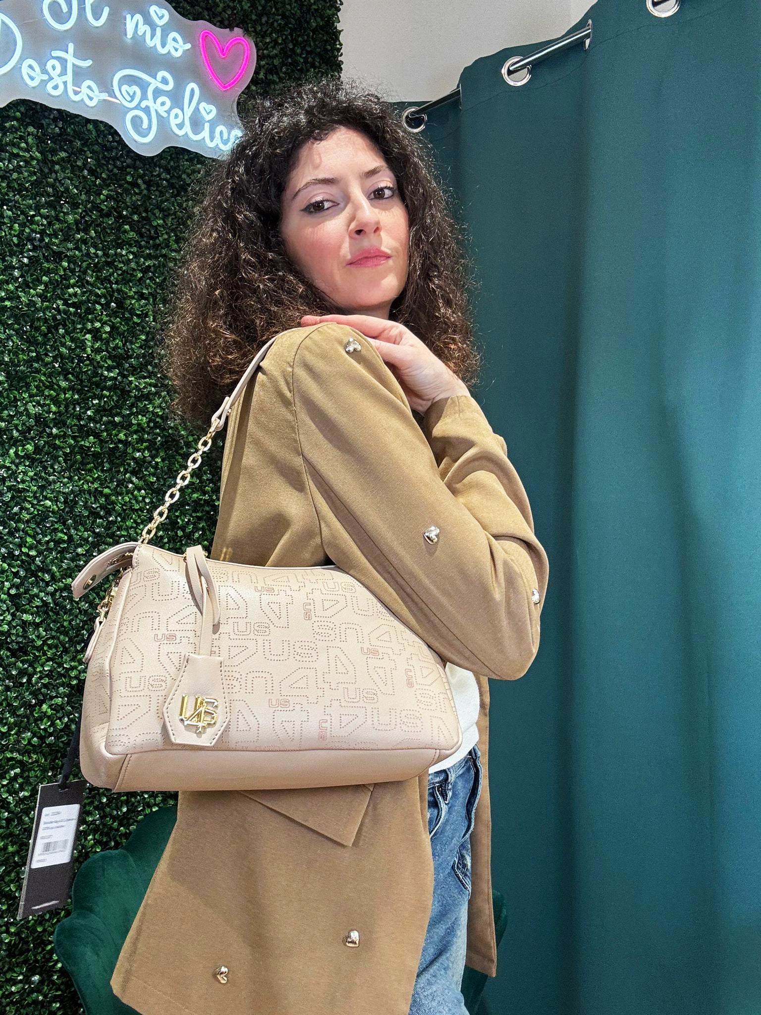 Borsa a Tracolla 4US Cesare Paciotti Catherine Logato Fori