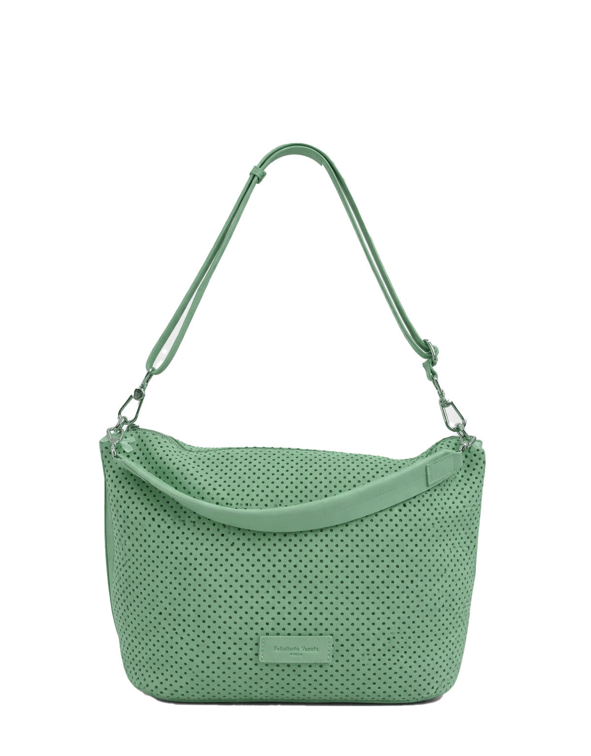 Shopper in pelle Nabuk forellata Pelletteria Veneta Forello in vera pelle