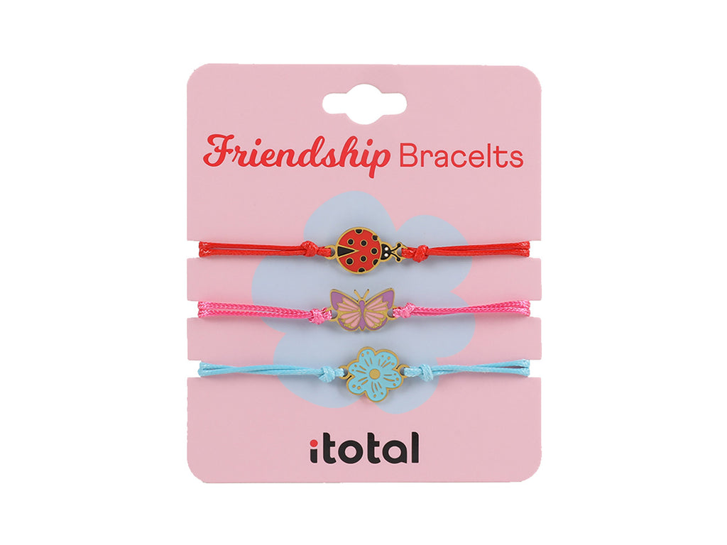 Bracciale Amicizia per Bambini Rosso Portafortuna Coccinella iTotal