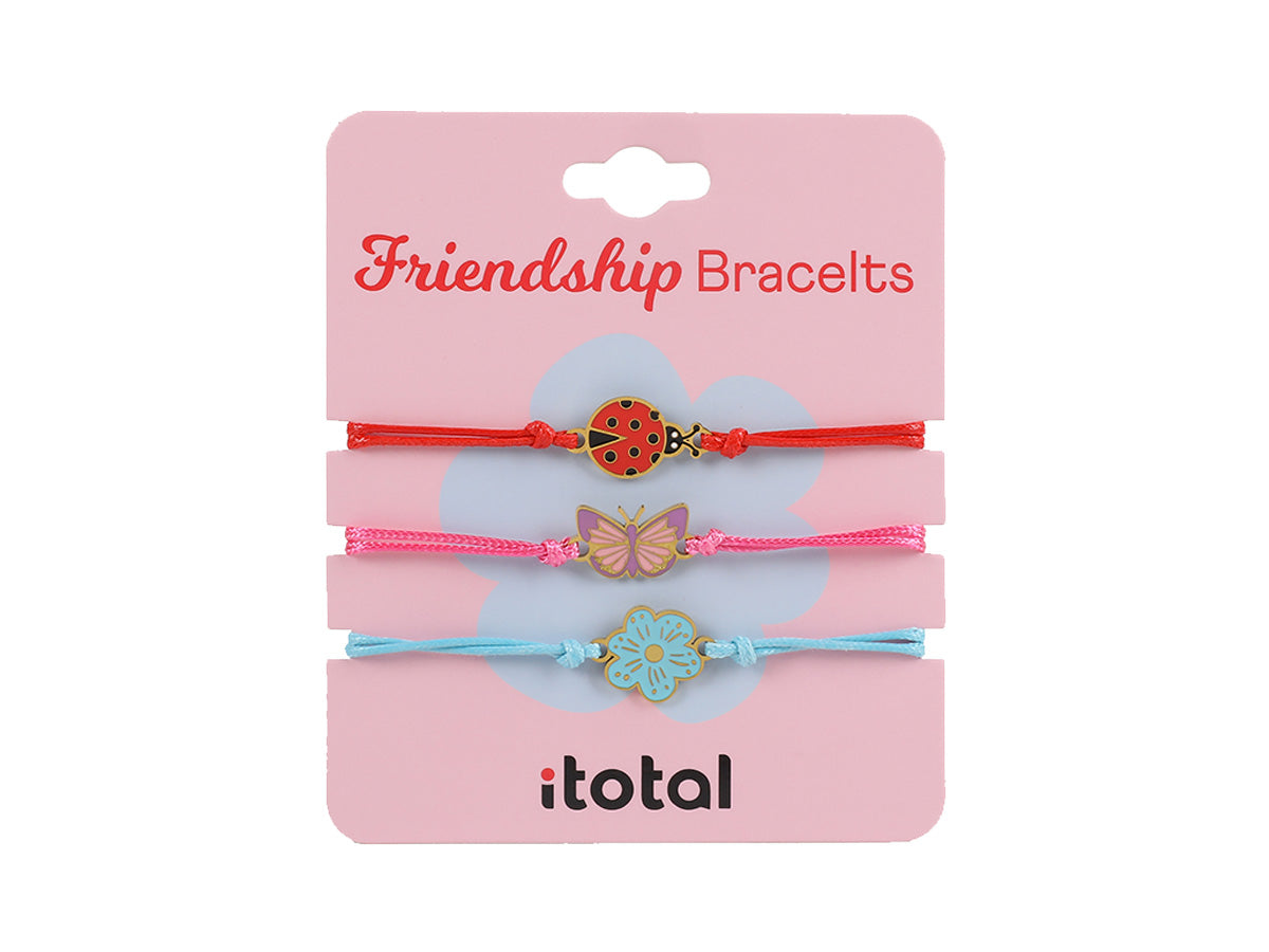 Bracciale Amicizia per Bambini Rosso Portafortuna Coccinella iTotal