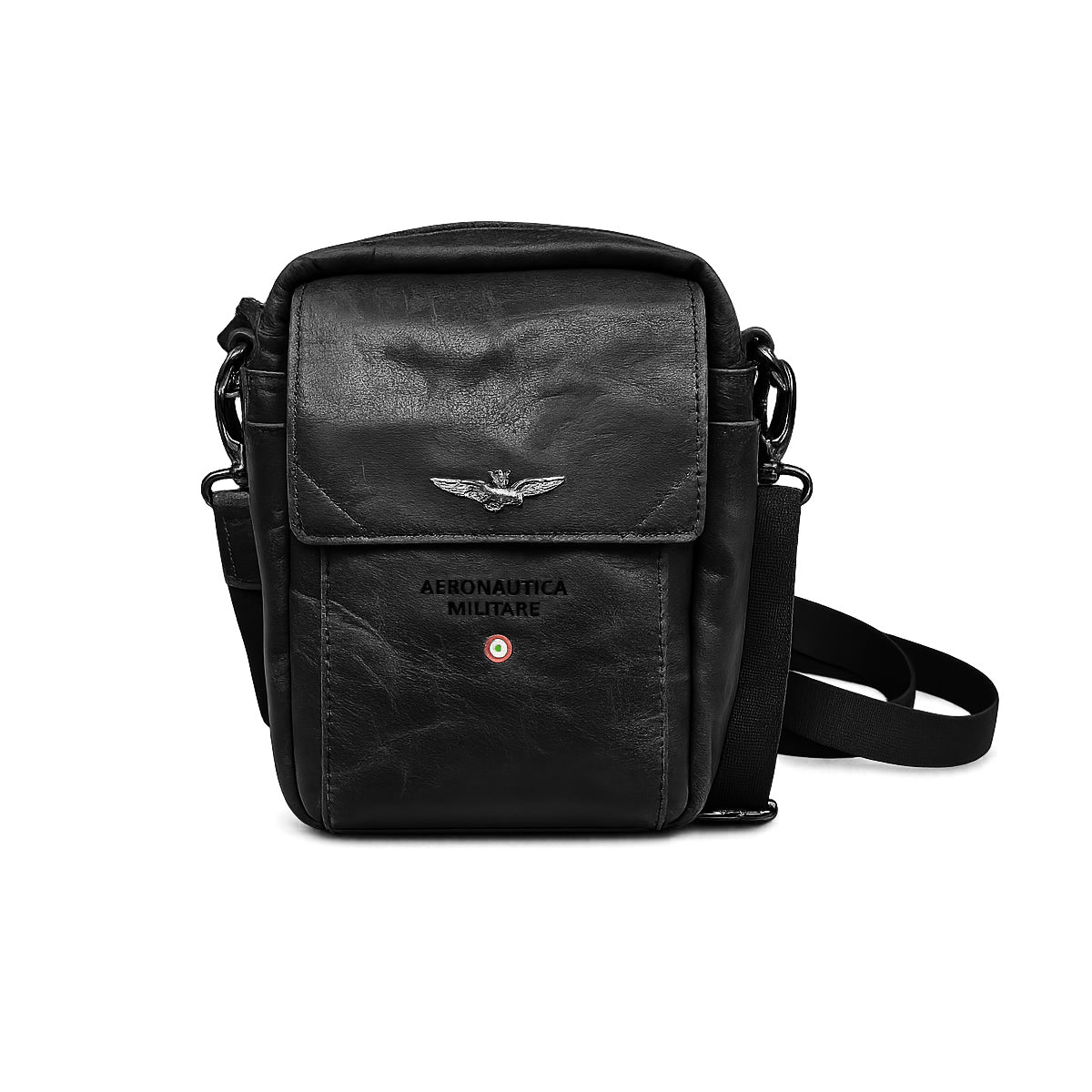 Tracolla Piccola Aeronautica Militare AM307 Vintage in Vera pelle