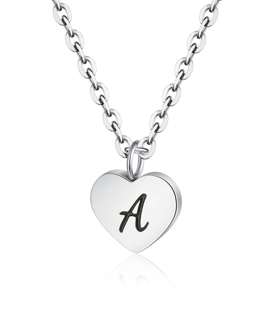 Collana cuore lettera