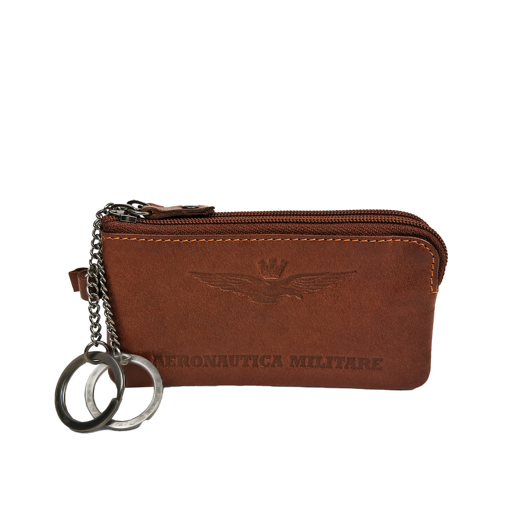 Portachiavi Aeronautica Militare AM248 New Eagle in Vera Pelle