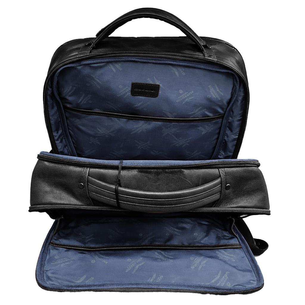 Zaino Porta PC Aeronautica Militare AM305 Vintage in Vera Pelle