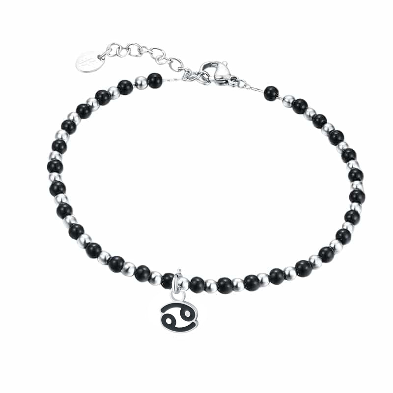Charm Segno Zodiacale Cancro in acciaio inox Zodiaco - Brand Gioielli