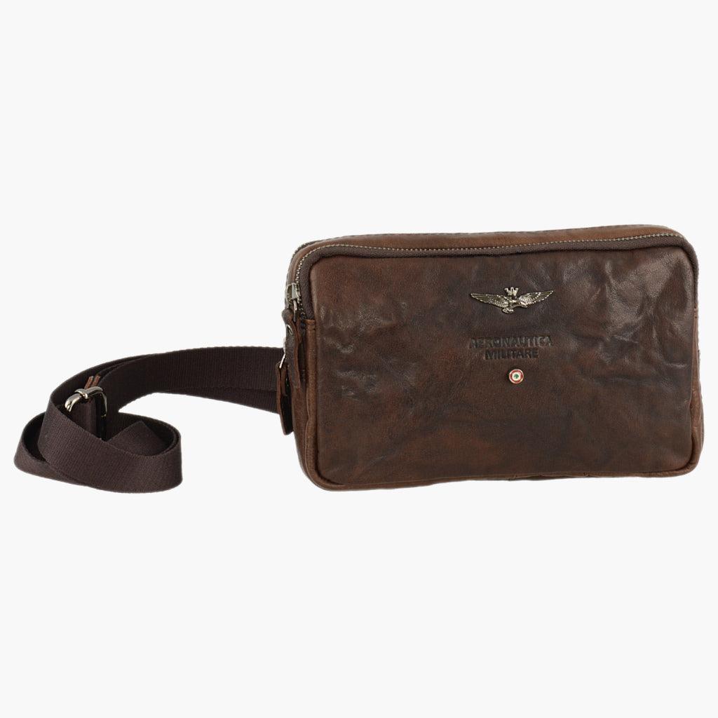 Borsello\Tracolla in Vera pelle Vintage - Aeronautica Militare