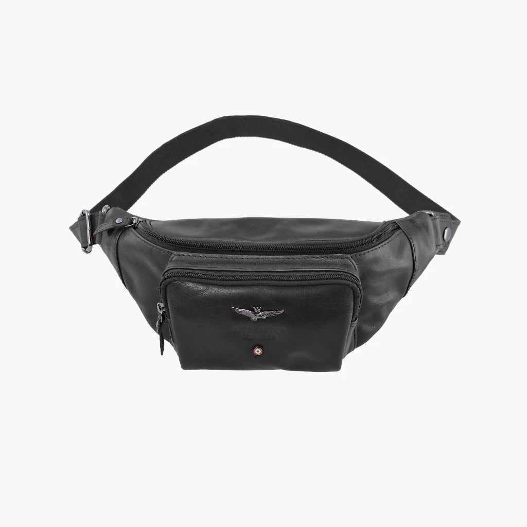 Marsupio in Vera pelle Vintage - Aeronautica Militare
