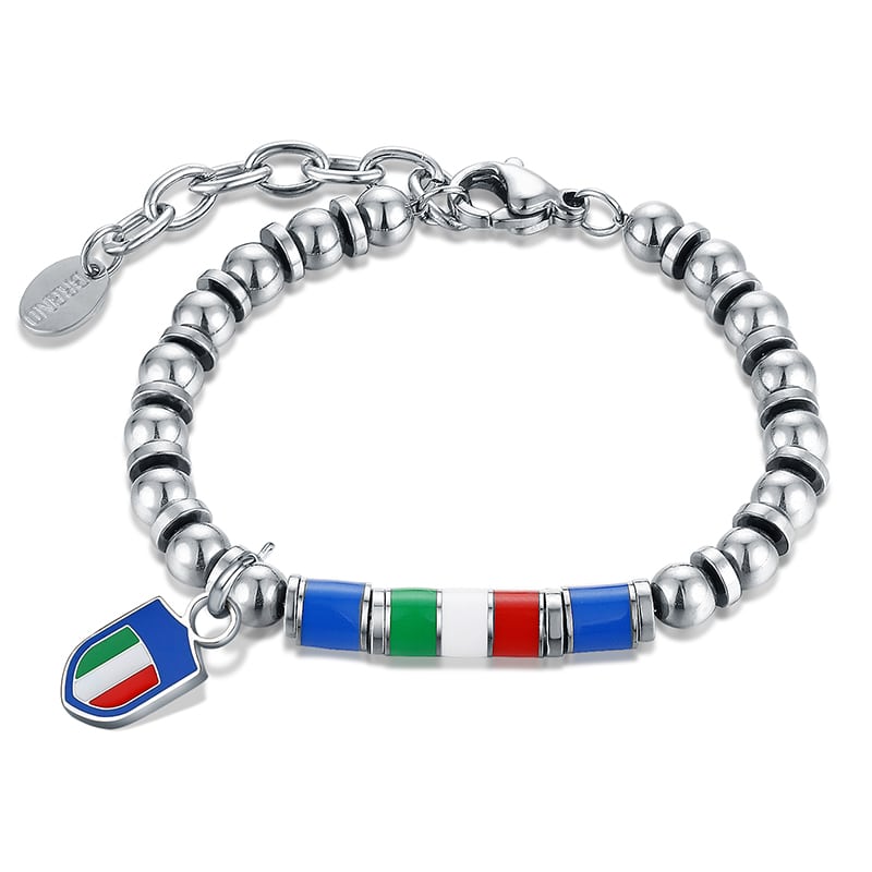 Charm Scudetto Serie A ciondolo in acciaio inox - Brand Gioielli