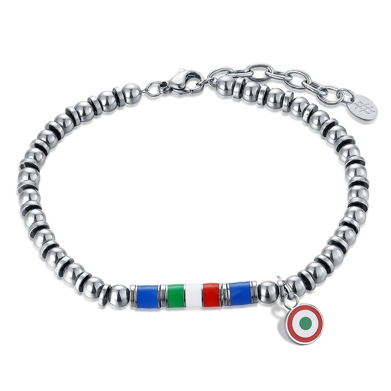 Charm Coppa Italia Serie A ciondolo in acciaio inox - Brand Gioielli