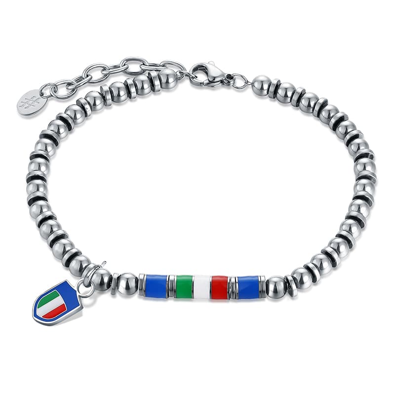 Charm Scudetto Serie A ciondolo in acciaio inox - Brand Gioielli