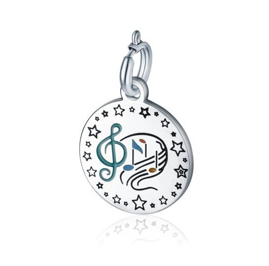 Charm Nota Musicale in acciaio inox Pensieri - Brand Gioielli