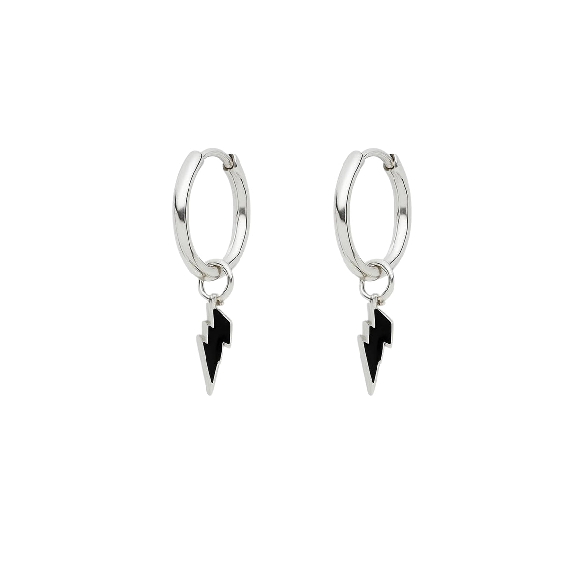 Coppia di Orecchini Fulmine in Argento 925 - Les Folies