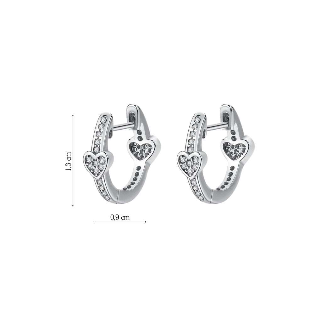 Coppia Di Orecchini_Argento 925 "CUORE"