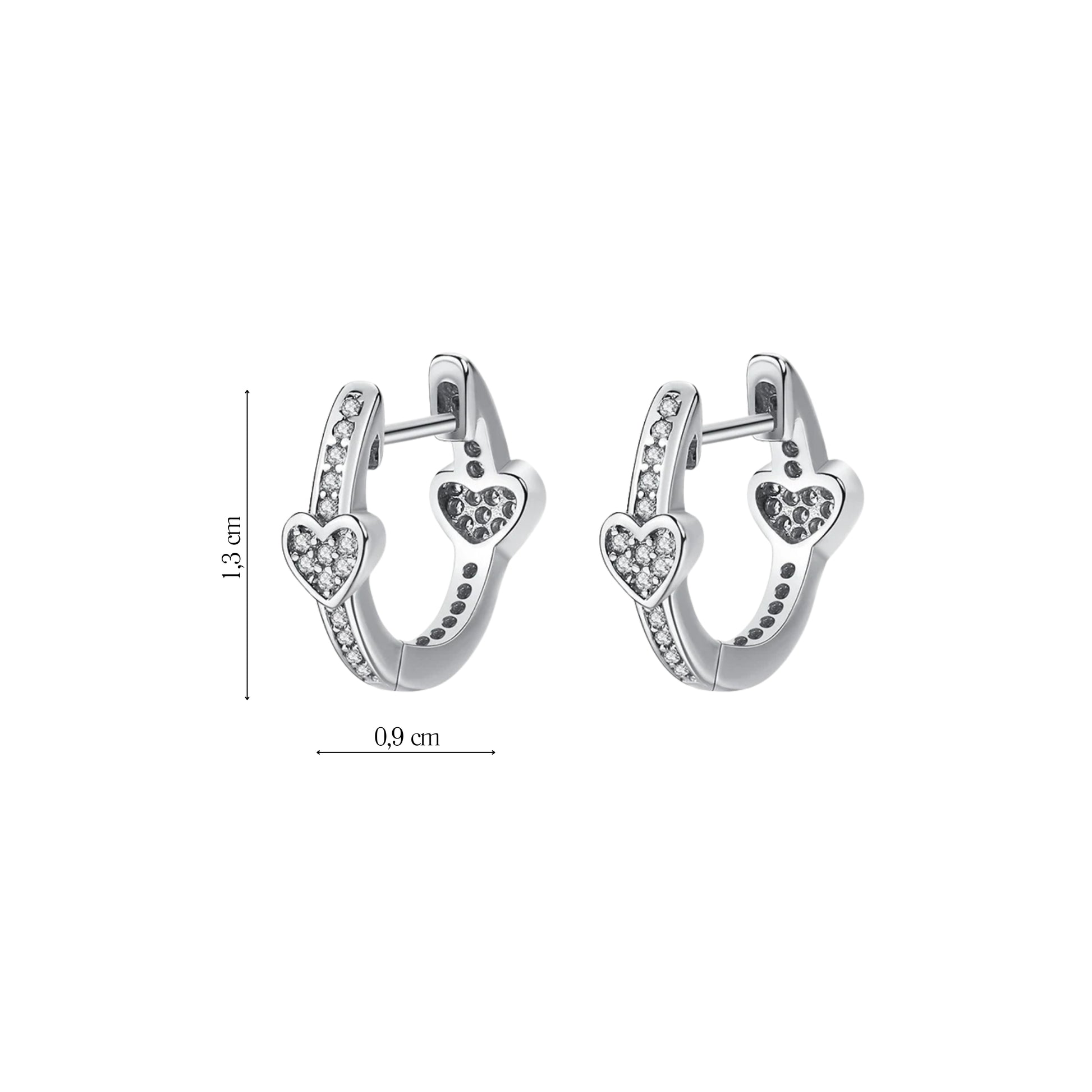 Coppia Di Orecchini_Argento 925 "CUORE"