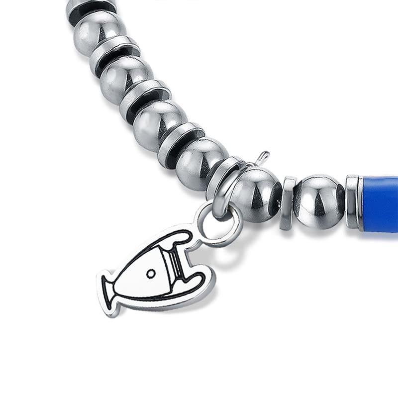 Charm Coppa Campioni Champions ciondolo in acciaio inox - Brand Gioielli