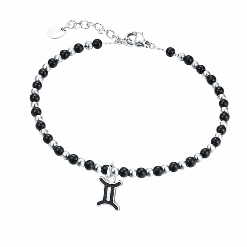 Charm Segno Zodiacale Gemelli in acciaio inox Zodiaco - Brand Gioielli