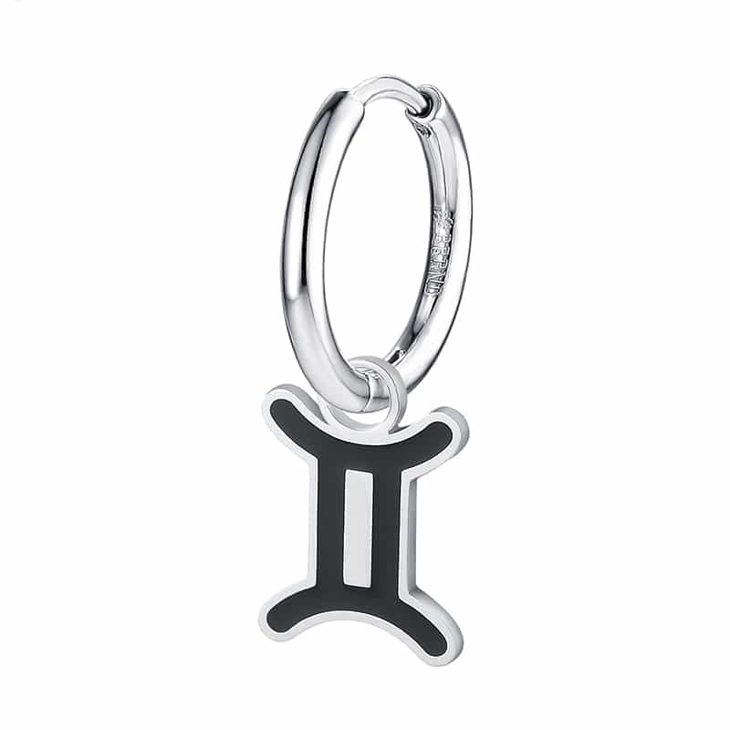 Charm Segno Zodiacale Gemelli in acciaio inox Zodiaco - Brand Gioielli
